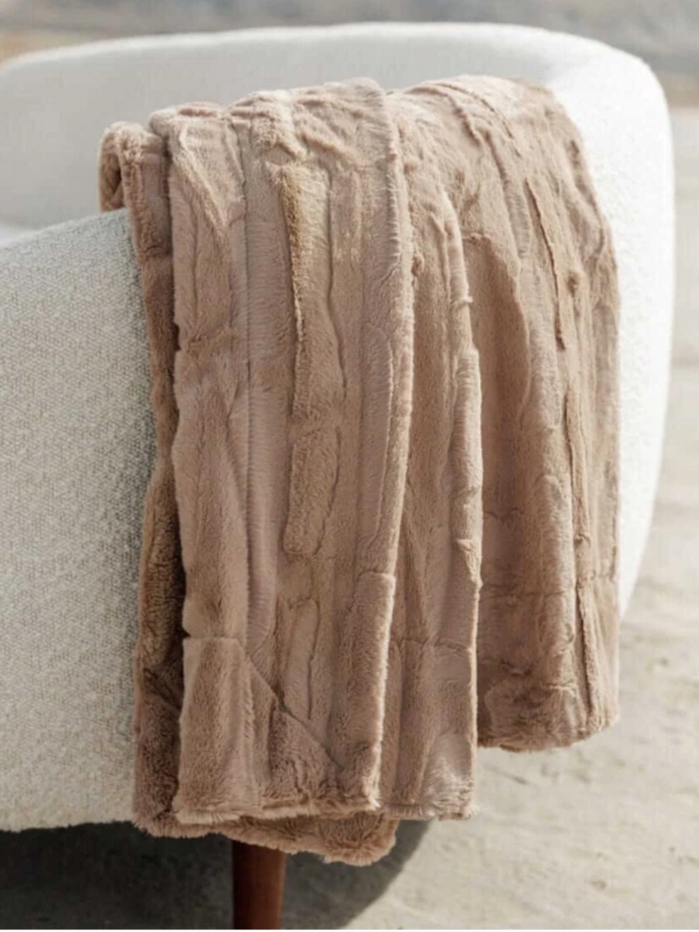 Minky Couture Sorbet Milk Chocolate Blanket Adult